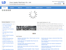 Tablet Screenshot of leadingfoodmachine.com